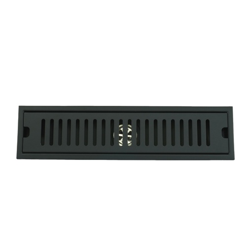 [17827] REJILLA SIFON PISO CORRIENTE ACERO INOXIDABLE  
NEGRA
10x40CM UDUKE (HT1589)