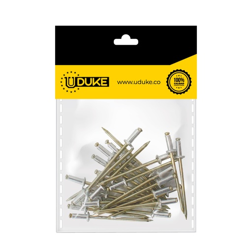 [4098K] REMACHE POP 4-3 (1/8X5/16) NATURAL PQT X 25 UDUKE