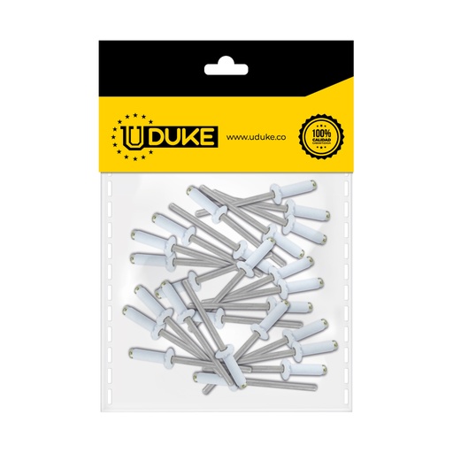[7967K] REMACHE POP 5-6 (5/32X1/2) BLANCO PQT X 25 UDUKE