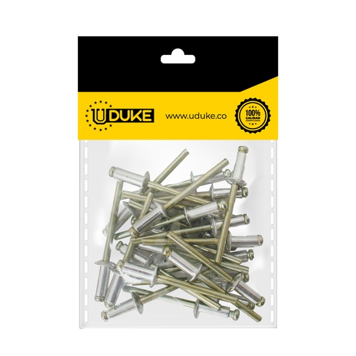 [4176K] REMACHE POP 6-4 (3/16X3/8) NATURAL PQT X 25 UDUKE