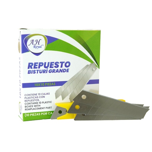 [8366A] REPUESTO BISTURI GRANDE AH ROYAL X 10 (PAC40055-130)