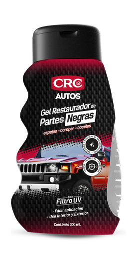 [21027] RESTAURADOR DE PARTES NEGRAS EN GEL  300ML CRC (60000029)