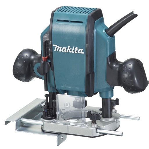 [13380] RUTEADORA MAKITA (8MM) 3/8 900W INDUSTRIAL ESTUCHE PLASTICO MAS GUIA (RP0900K)