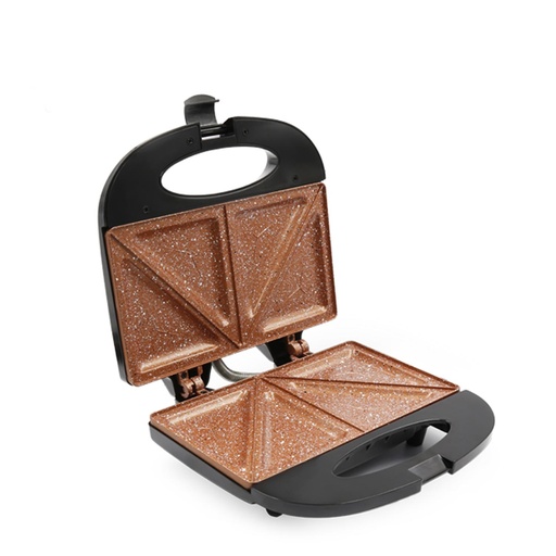 [16668] SANDUCHERA ANTIADHERENTE ELECTRICA 2 PUESTOS COBRE HOME ELEMENTS