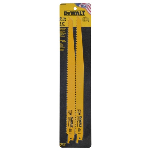 [10479] SEGUETA SIERRA SABLE MADERA DEWALT X 2 (JUEGO) (DW4804-2)