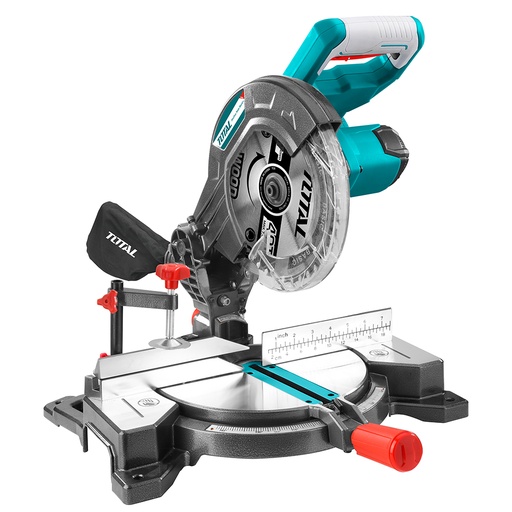 [15086] SIERRA ACOLILLADORA (INGLETEADORA) INALAMBRICA 8 1/4 INDUSTRIAL BATERIA Y CARGADOR NO INCLUIDO TOTAL (TMS2001)