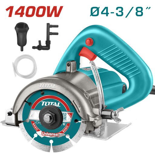 [20763] SIERRA CORTADORA DE MARMOL 1400W  3/8" INDUSTRIAL SUPER TOTAL  (UTS3141102)