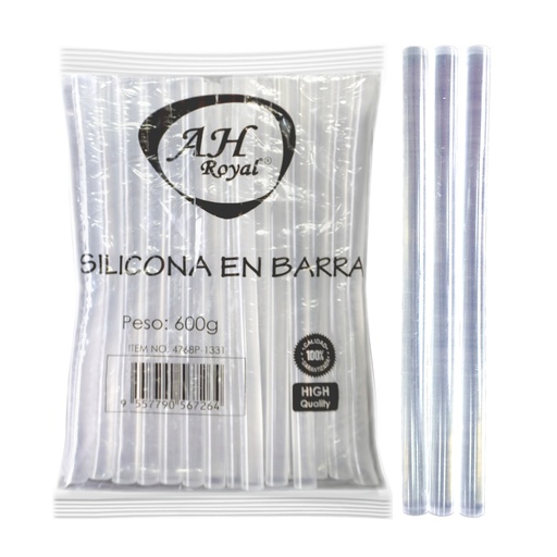[1573B] SILICONA BARRA GRUESA AH ROYAL 30 BARRAS (600 GMS - 21 CMS)