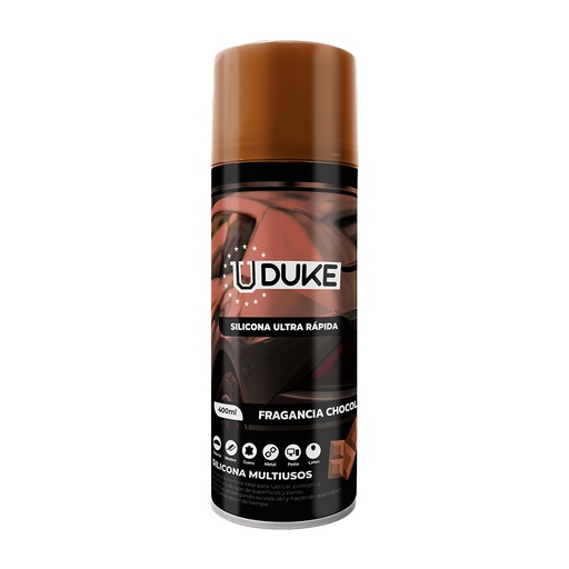 [15166] SILICONA EN AEROSOL UDUKE CON OLOR CHOCOLATE 400ML (HT40306)