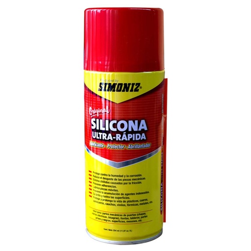 [13775] SILICONA EN AEROSOL ULTRA RAPIDA SIMONIZ CON OLOR FRESA 354 ML 205018