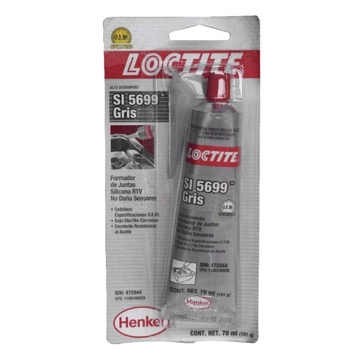[2068] SILICONA LOCTITE 70 GRIS AUTOMOTRIZ (ULTRA GREY) (475944