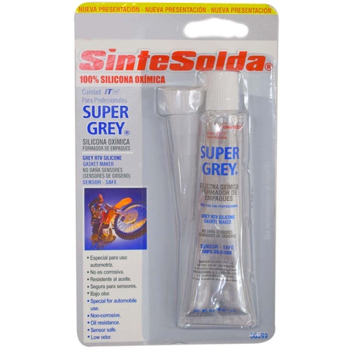 [12401] SILICONA SINTECO 28ML GRIS AUTOMOTRIZ (OXIMICA) (SUPER GREY) (1301040)