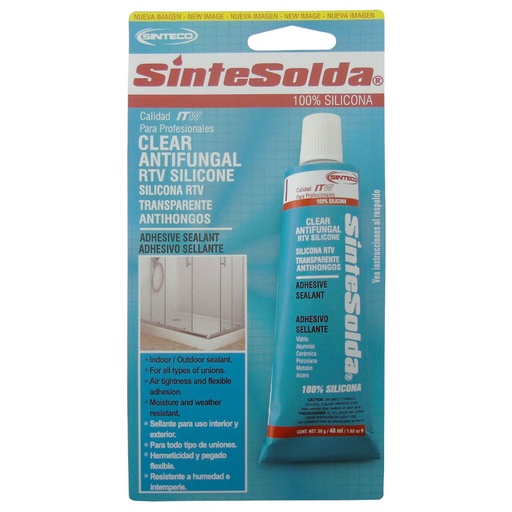 [4596] SILICONA SINTECO 28ML TRANSPARENTE ANTIHONGOS (1103017)(1103048)