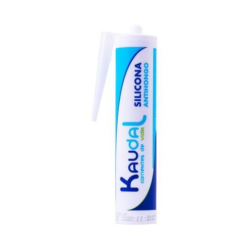 [14385B] SILICONA TUBO KAUDAL BLANCA 280 ML (CON FUNGICIDA)
