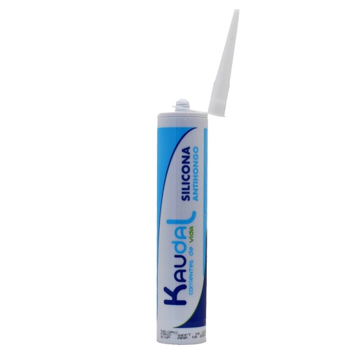 [14385N] SILICONA TUBO KAUDAL NEGRA 280 ML (CON FUNGICIDA)