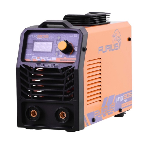 [18585] SOLDADOR INVERSOR FURIUS 200A 110-220 FIX205 (FW205CEL)