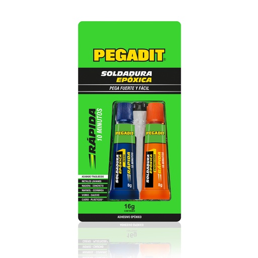 [1584] SOLDADURA EPOXICA 16 GR RAPIDA 10 MINUTOS PEGADIT (0402867)