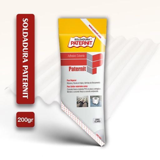 [8360] SOLDADURA PATERNIT 200 GRS (1/16) MASILLA (BOLSA) (PB0015)