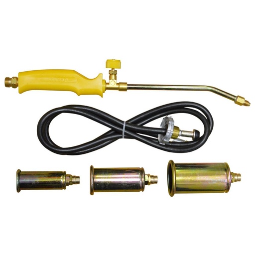 [10523] SOPLETE DE GAS UYUSTOOLS C/MANGUERA Y 3 BOQUILLAS (30MM-40MM-50MM) (SPK301)