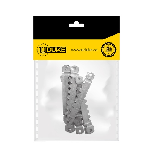 [7608K] SOPORTE CUADRO MARQUETERIA 2 1/2" C.20 PQT X 10 UDUKE