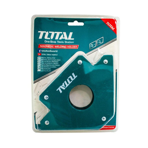 [14818] SUJETADOR MAGNETICO 5 75LBS 3 POSICIONES PARA SOLDAR TOTAL (TAMWH75052)