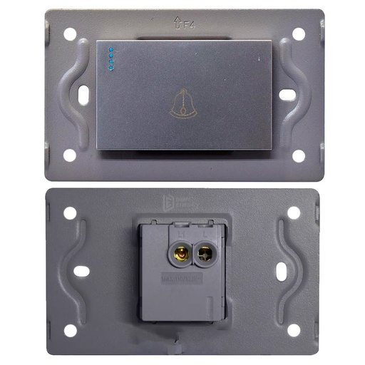 [13148A] SWICHE TIMBRE LUXOR GRIS INTERCAMBIABLE SIN TAPA DUKE ENERGY (V3-001)