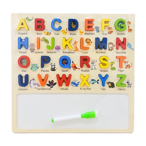 [JU10321] TABLERO DE DIBUJO IMPRESAS 30 LETRAS MAYÚSCULAS CON [1970-126]
