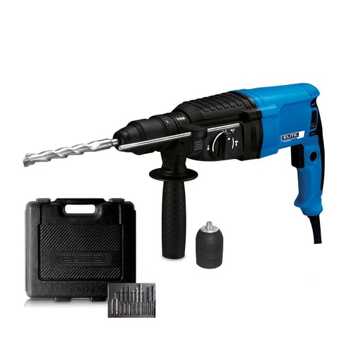 [11210] TALADRO ELITE ROTOMARTLLO SDS PLUS 900WT-PESADO CAJA PLASTICA (RM9026)