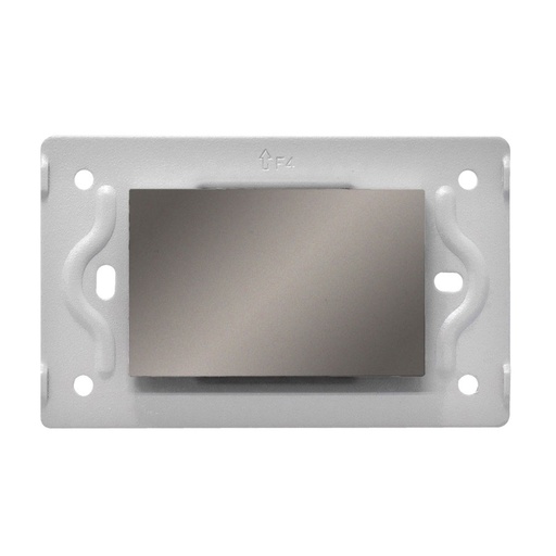 [14304] TAPA CIEGA LUXOR GRIS CUADRADA DUKE ENERGY (V3-021)