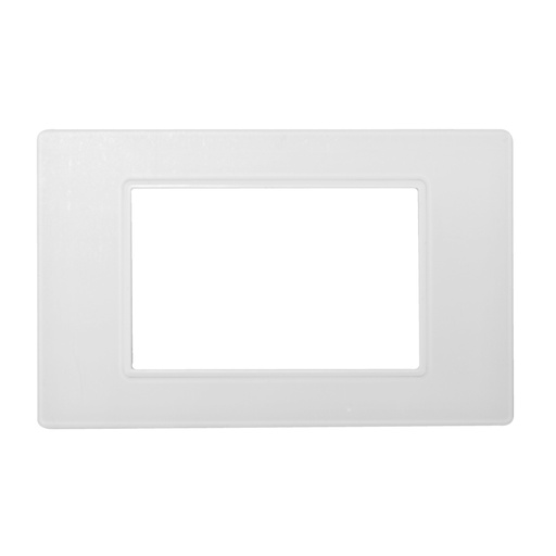 [13167X] TAPA LUXOR BLANCA CRISTAL ACRILICA CUADRADA (V10-02AB)