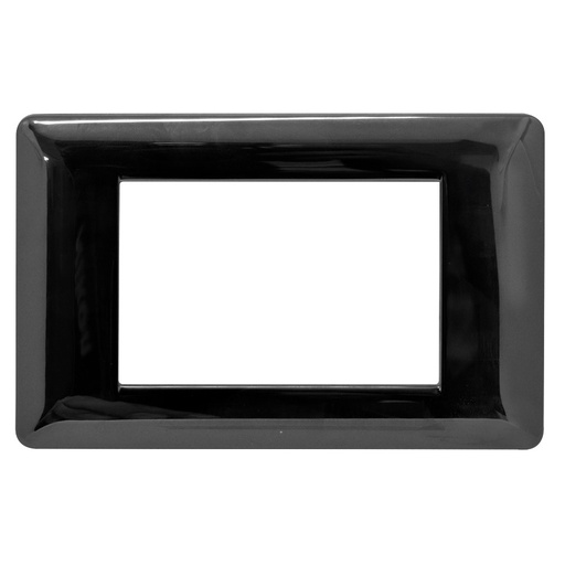 [13159] TAPA LUXOR METALIZADA NEGRA DUKE ENERGY (V1-02MN)