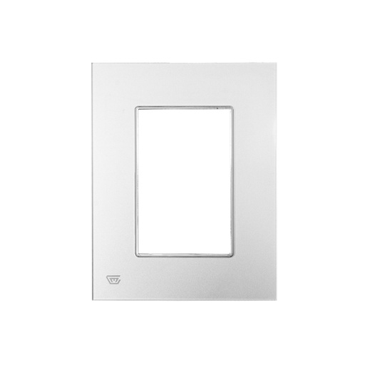 [20844] TAPA LUXOR PLUS ACRILICO PLATA BORDE CROMADO  DUKE ENERGY (IMP)(V10-02AP-BG)