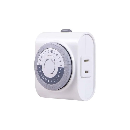 [11485A] TEMPORIZADOR ANALOGO GENERAL LECTRIC PROGRAMABLE HASTA 24H (GE15119)