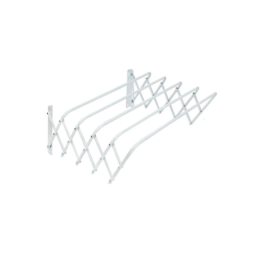 [16093A] TENDEDERO PLEGABLE 5 LINEAS 100 CM BLANCO INDUMA (TC315-0005)