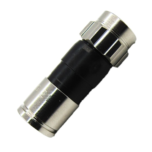 [7782K] TERMINAL COAXIAL NEGRA INTEMPERIE RG6 FINA PQT X 4 UDUKE