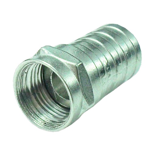 [3205] TERMINAL COAXIAL SILICONADA RG 56 CROMADA (HT90231)