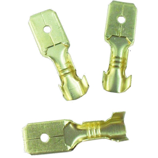 [4548] TERMINAL COBRE PLANA MACHO (DJ617-63B) (HT30073)(CAJITA X 100)