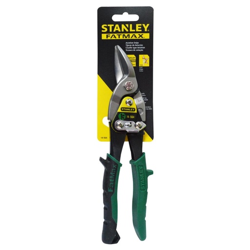 [7983] TIJERA LAMINA AVIACION DERECHA STANLEY VERDE (14-564)