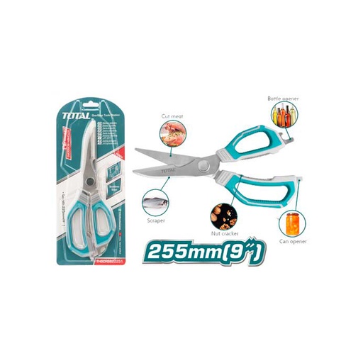 [15667] TIJERA MULTIUSOS 9 ACERO INOXIDABLE TOTAL (THSCRS822251)