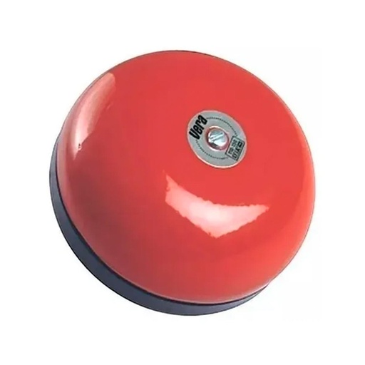 [16500] TIMBRE CAMPANA CHICHARRA INDUSTRIAL 6 ROJO VERA