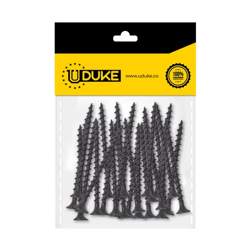 [6792K] TORNILLO DRYWALL 6X2 PQT X 25 UDUKE