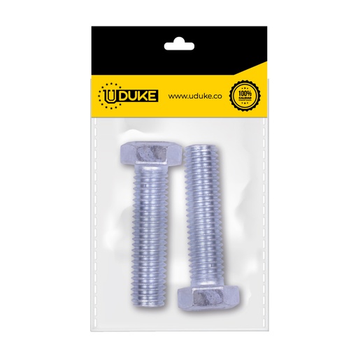 [15629K] TORNILLO HEXAGONAL 1/2*2 PAQ X 2 UDUKE
