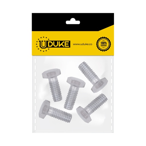 [15611K] TORNILLO HEXAGONAL 5/16*3/4 PQT X 5 UDUKE