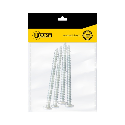 [15751K] TORNILLO LAMINA PHILLIPS ZINCADO 10*21/2 PQT X 4 UDUKE