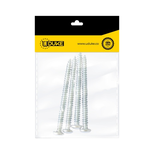 [15752K] TORNILLO LAMINA PHILLIPS ZINCADO 10*3 PQT X 4 UDUKE