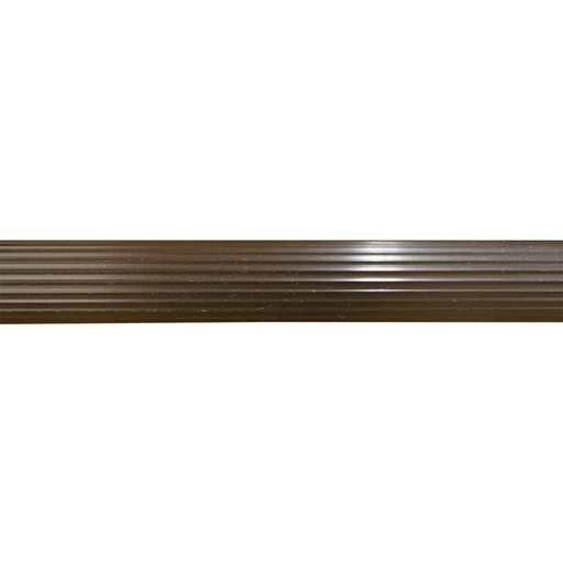 [8951] TUBO CORTINERO RANURADO 1" CAFE X 6MTS