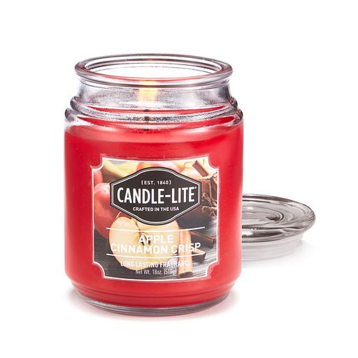 [15228] VELA 18 OZ APPLE CINNAMON CRISP CANDLE LITE (3297021)