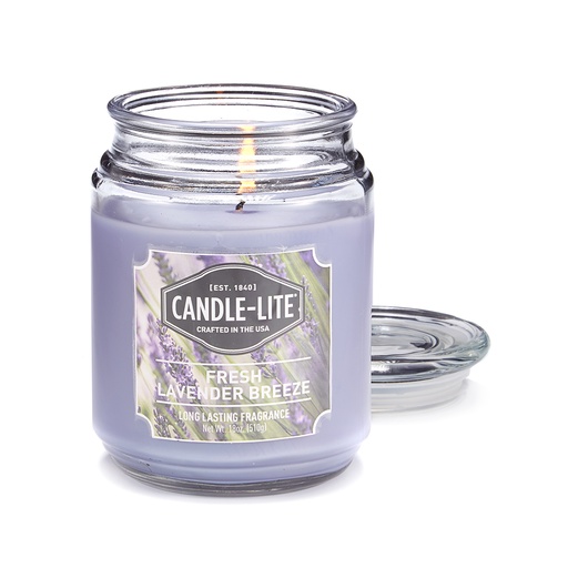 [15227] VELA 18 OZ FRESH LAVENDER BREEZE CANDLE LITE (3297404)