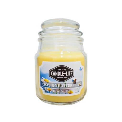 [15832] VELA 3 OZ CHASING BUTTERFLIES CANDLE LITE (4449354)