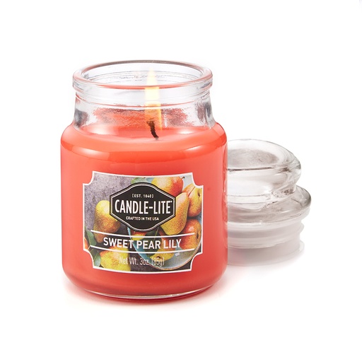 [15208] VELA 3 OZ SWEET PEAR LILY CANDLE LITE (4449024)
